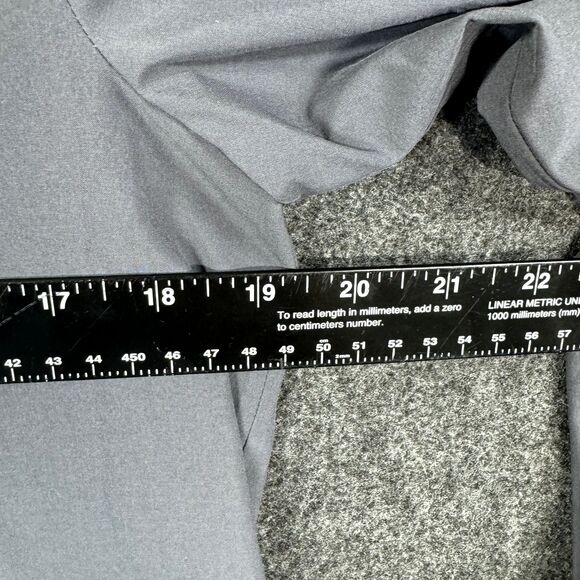 Prana Natassa Dress Women's Small Grya Charcoal Roll Tab Sleeve Shift - Picture 4 of 8